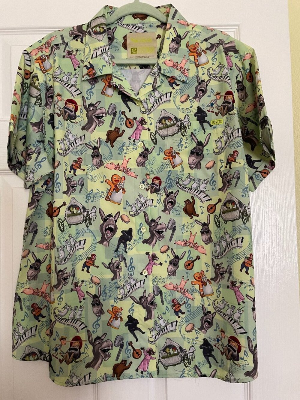 RSVLTS Shirt Shrek "Duloc and Roll" Adult Size 2XL
